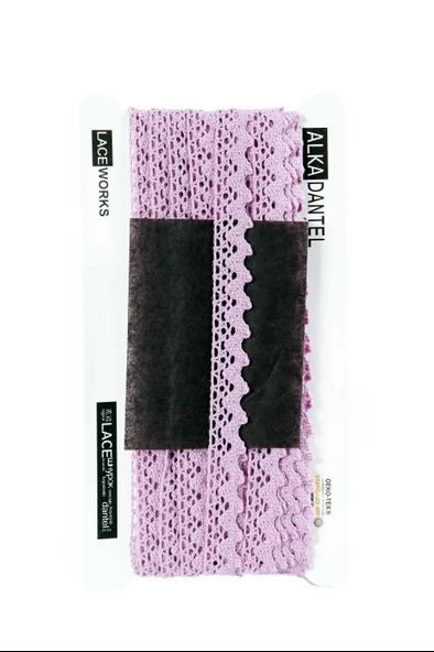 ALKA DANTEL PAMUK KOPANAKİ 10 METRE 683 PAMUK LAVANTA ürün görseli