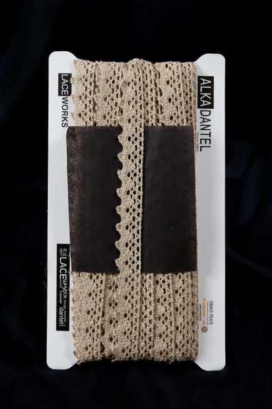 ALKA DANTEL PAMUK KOPANAKİ 10 METRE 683 PAMUK SÜTLÜ KAHVE