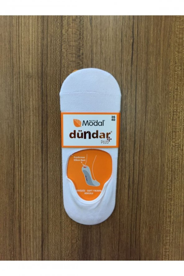 Çocuk Beyaz Modal 6lı Dikişsiz Patik Çorap - 5
