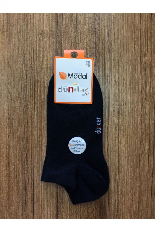 Unisex Lacivert Modal 6Lı Dikişsiz Patik Çorap - 1