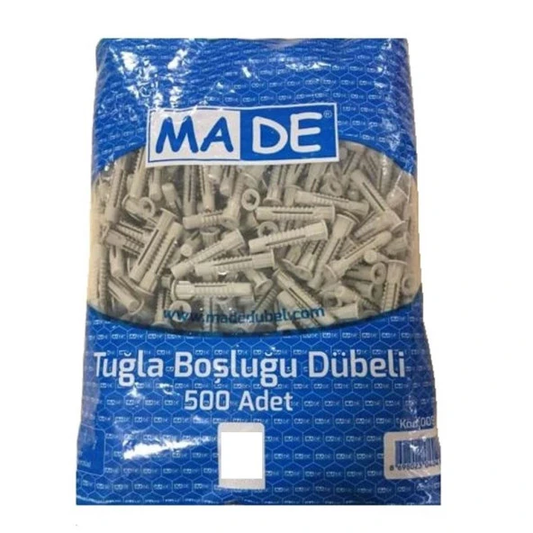 Made Tuğla Boşluk Dübeli 12mm (250 Adet) - 2