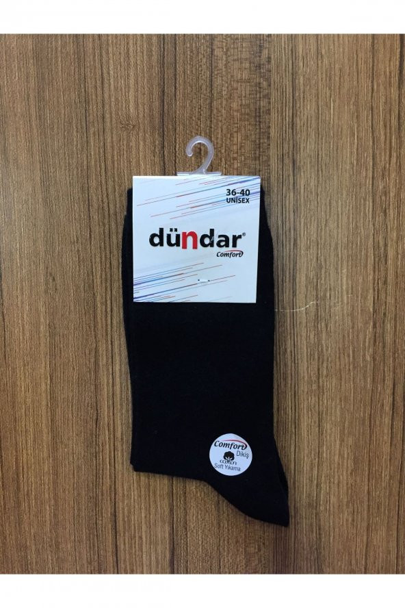 Unisex Siyah Comfort 6Lı Soket Çorap ürün görseli