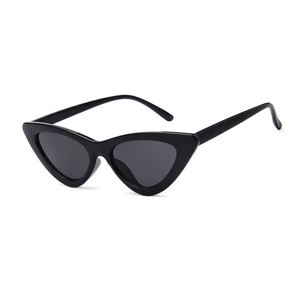 Cat Eye  Kadın Kırmızı Güneş Gözlüğü  Kedi Gözü  Siyah Tek Ebat - 6