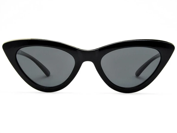 Cat Eye  Kadın Kırmızı Güneş Gözlüğü  Kedi Gözü  Siyah Tek Ebat - 7