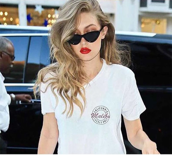 Cat Eye  Kadın Kırmızı Güneş Gözlüğü  Kedi Gözü  Siyah Tek Ebat - 2