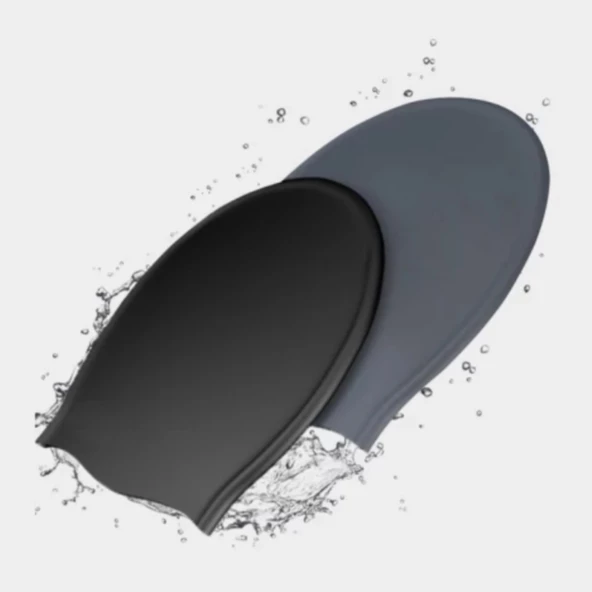 Siyah Silikon Renkli Bone Düzrenk Slikon Bone Siyah Standart - 6