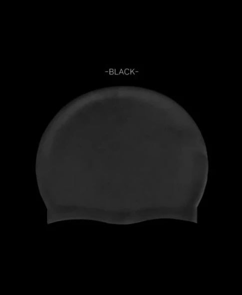 Siyah Silikon Renkli Bone Düzrenk Slikon Bone Siyah Standart - 5