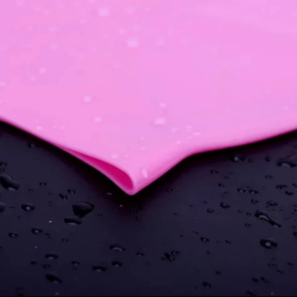 Siyah Silikon Renkli Bone Düzrenk Slikon Bone Pembe Standart - 3