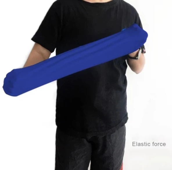 Siyah Silikon Renkli Bone Düzrenk Slikon Bone  Mavi Standart - 4