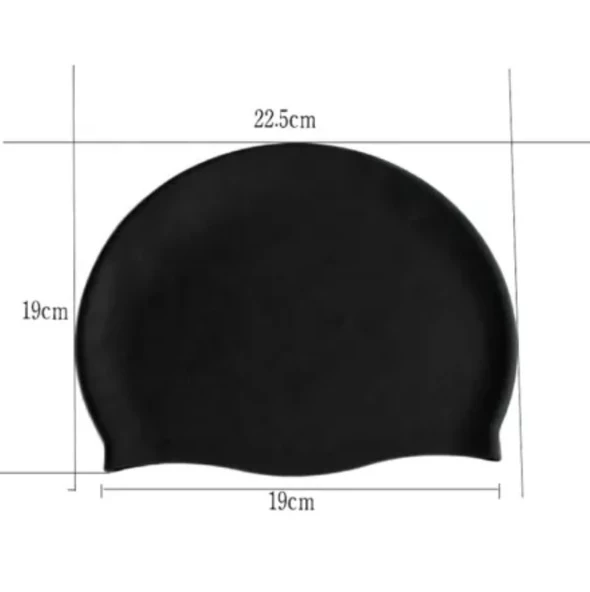 Siyah Silikon Renkli Bone Düzrenk Slikon Bone Siyah Standart - 3