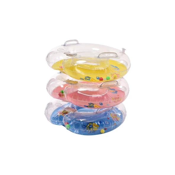 Bebe Boyun Simidi Bebe Yüzme Simidi Mavi - 4