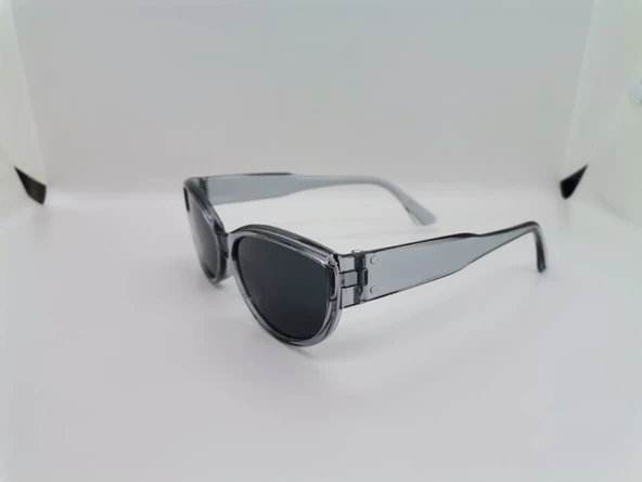 Cat Eye Bayan Oval Güneş Gözlüğü Beyaz Güneş Gözlüğü  Siyah Tek Ebat - 10