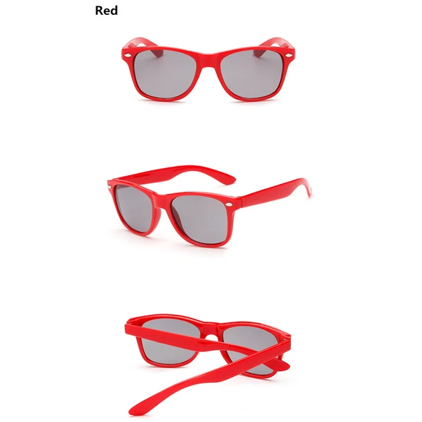 Çocuk Pembe  Güneş Gözlüğü 3-9 yaş  Kırmızı Tek Ebat - Resim 10