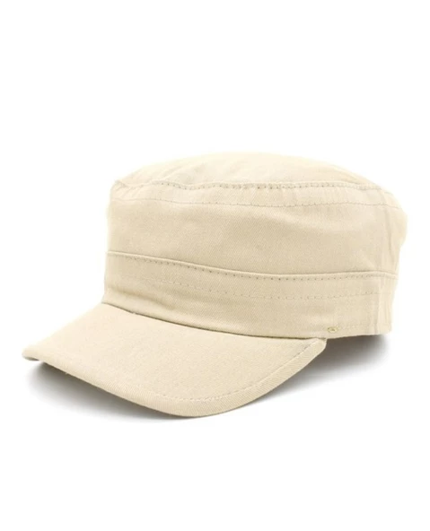 Cartro Şapka Mavi Castro Model Şapka Bej Standart