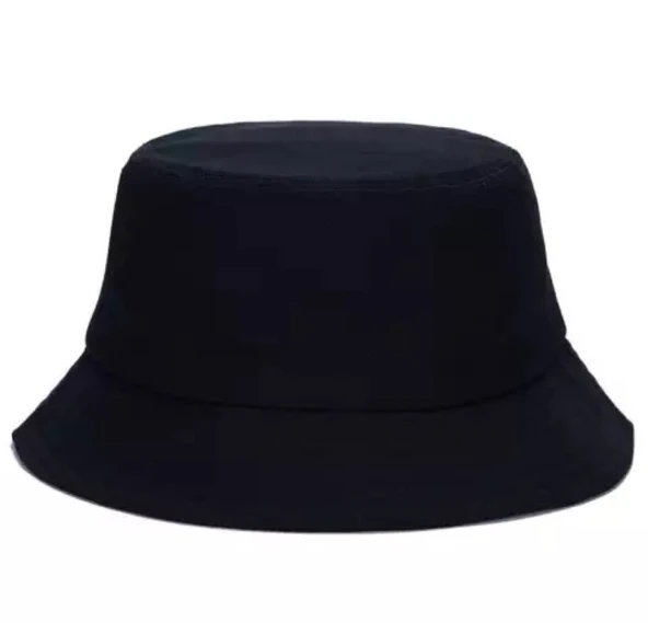 Düz Kova Şapka Yazlık İnce Balıkçı Şapka Bucket Hat  Lacivert Standart - Resim 7