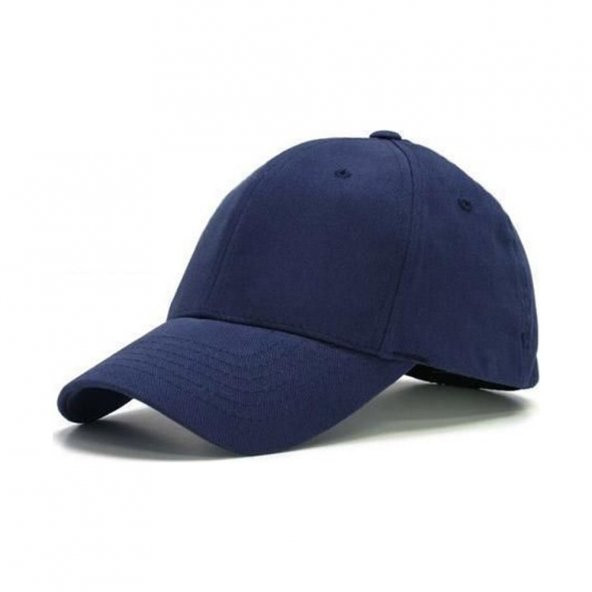 Pembe Basic Unisex  Spor Düz  Şapka Kep  Lacivert Tek Ebat