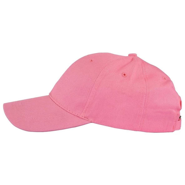 Pembe Basic Unisex Spor Düz Şapka Kep Pembe Standart - 3
