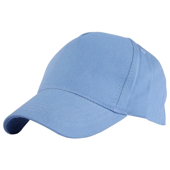 Pembe Basic Unisex Spor Düz Şapka Kep Açık Mavi Tek Ebat