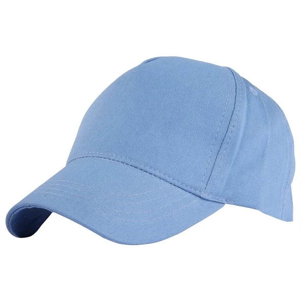 Pembe Basic Unisex Spor Düz Şapka Kep Açık Bej Tek Ebat - 11