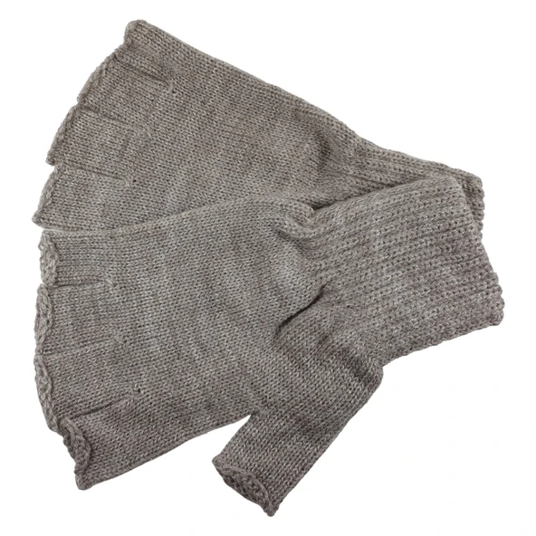 Antrasit Unisex Triko Kesik Eldiven Lacivert Tek Ebat - 12