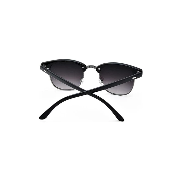 Klasik Erkek Güneş Gözlüğü Siyah Siyah Tek Ebat - 4