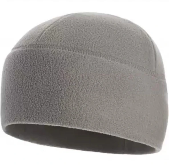 Polar Bere Kayak Beresi Siyah Yumuşak Ve Sıcak Tutan Polar  Antrasit Tek Beden - 8