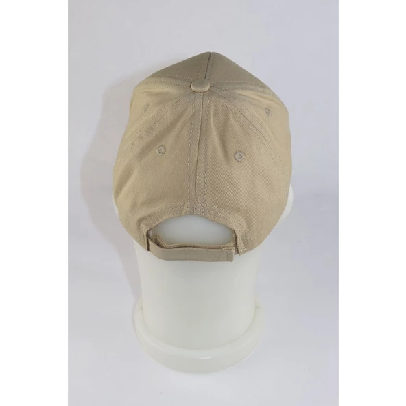 Unisex Gri Ayarlanabilir Şapka Bej Tek Ebat - 4