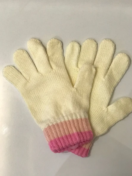 Pembe Kız Çocuk Eldiven 8-12 Yaş  Pembe 8-12 Yaş - 3