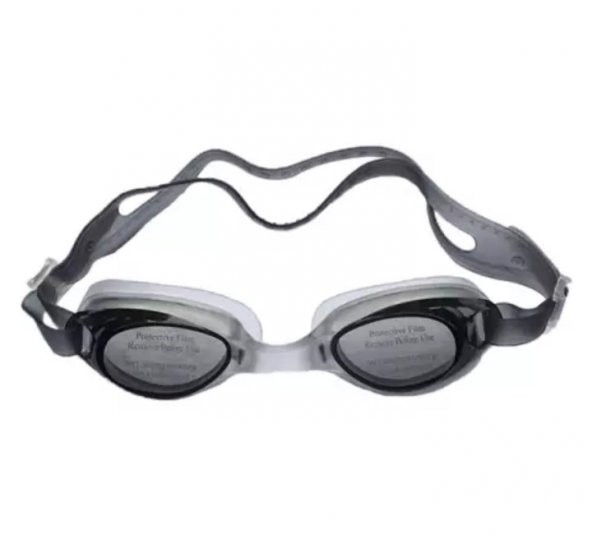 Çocuk Yüzücü Gözlüğü PVC Çantalı Mavi 8-12 yaş Siyah 8-12 Yaş - 5
