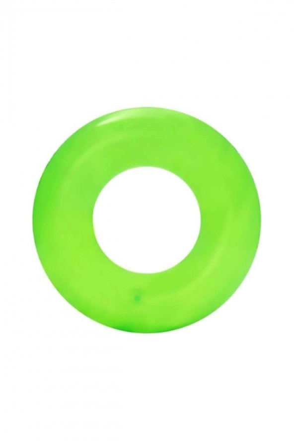 Şeffaf Çocuk Yüzücü Simidi 3-6 Yaş 51 cm  Yeşil