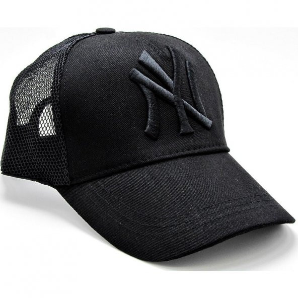 Fileli New York Yankees Nakışlı Şapka Kırmızıı Siyah Ny Şapka Siyah Standart - 2