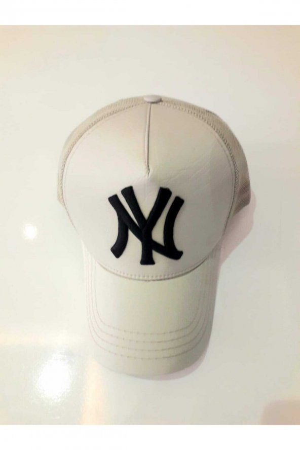 Fileli New York Yankees Nakışlı Şapka Kırmızıı Siyah Ny Şapka Bej Standart - 2