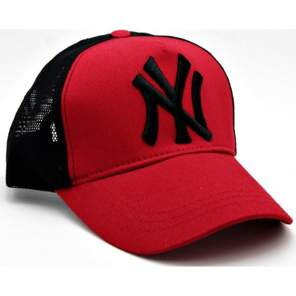 Fileli New York Yankees Nakışlı Şapka Kırmızıı Siyah Ny Şapka  Bordo Standart - 7
