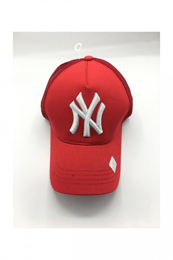 Fileli New York Yankees Nakışlı Şapka Kırmızıı Siyah Ny Şapka  Kırmızı - Beyaz Standart - 2