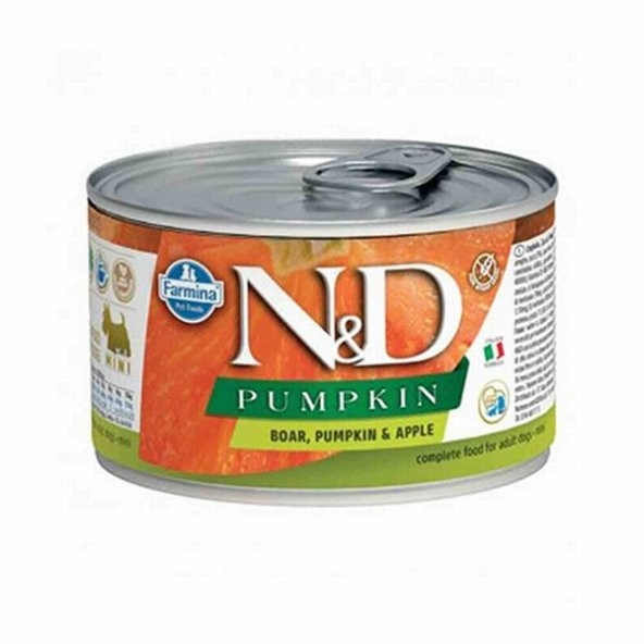 N&D Pumpkin Yaban Domuzu Yetişkin Köpek Konservesi 6x140 Gr