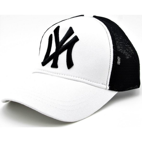 Fileli New York Yankees Nakışlı Şapka Kırmızıı Siyah Ny Şapka  Beyaz Siyah Standart