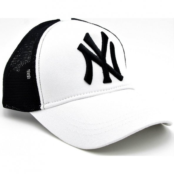 Fileli New York Yankees Nakışlı Şapka Kırmızıı Siyah Ny Şapka  Beyaz Siyah Standart - 2