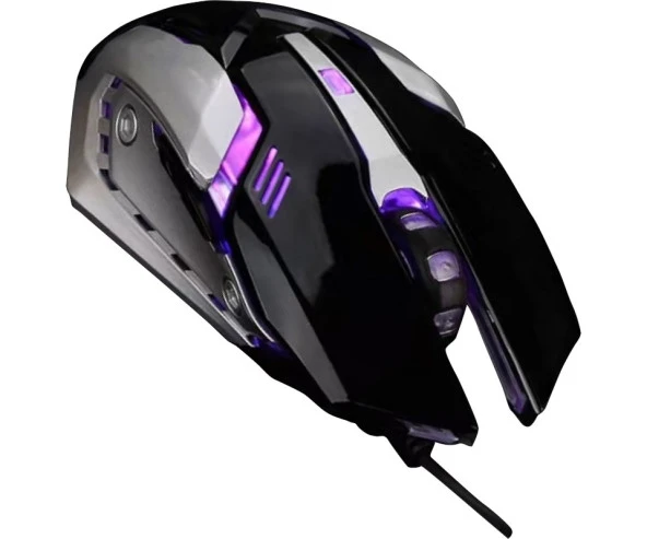 Concord C-22 Kablolu 3200 DPI 6D RGB Işıklı Oyuncu Mouse Fare - 2