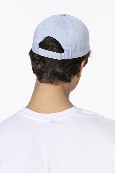 Erkek Düz Renk Şapka  Açık Mavi Tek Ebat - Resim 5