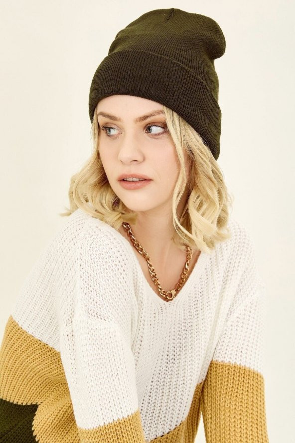 Unisex Balıkçı Bere  Kırmızı Tek Ebat - Resim 5