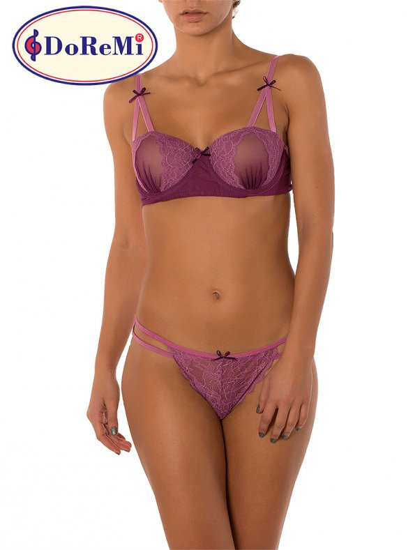 Push-Up Dolgulu Straplez Sütyen Takım ürün görseli