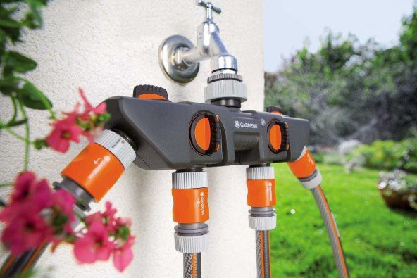 Gardena 8194 Dört Kanallı Su Dağıtıcılı Musluk Bağlantısı - 2