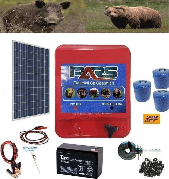 Pars Elektrikli Çit Ayı-Domuz Kovucu Eco Set 1500