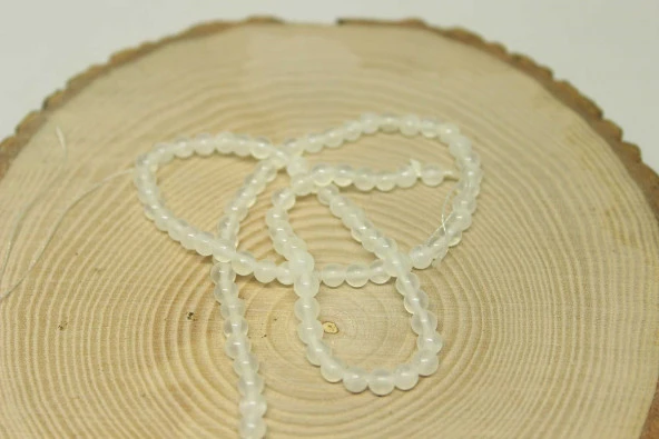 Selenit Taşı Dizi 4mm ürün görseli 1