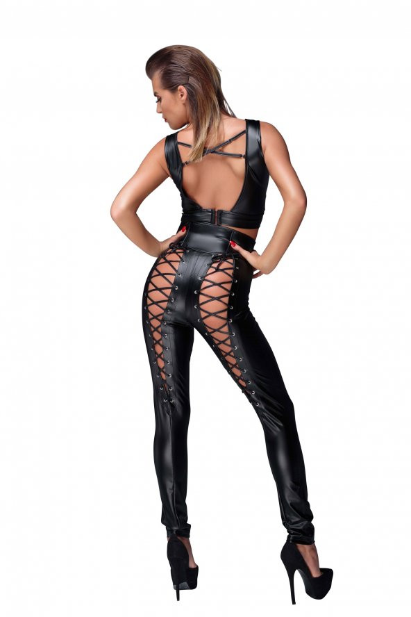 Siyah Erotik Kostüm - Resim 3