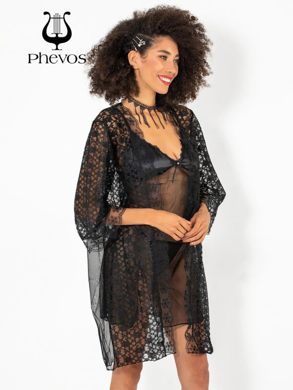 3lü Gecelik ve Sabahlık Takımı - Resim 7