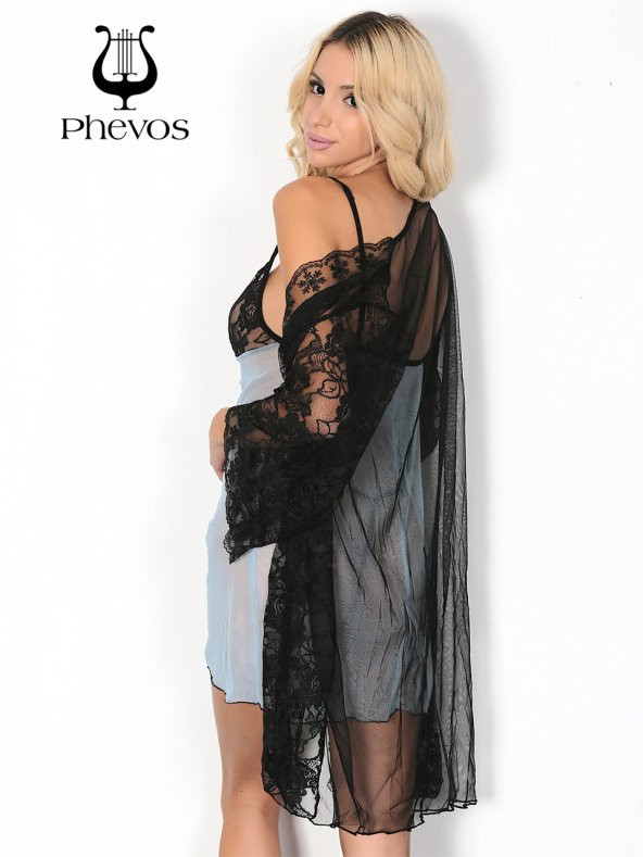 3lü Gecelik ve Sabahlık Takımı - Resim 6