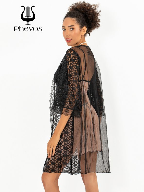 3lü Gecelik ve Sabahlık Takımı - Resim 4