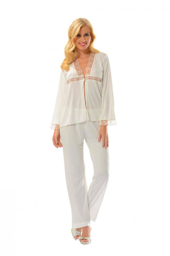 Penye Ekru Çeyizlik 6 lı Set - Resim 4