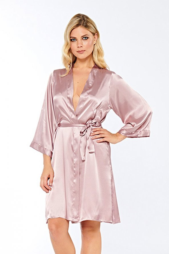 İpek Saten Vizon Sabahlık ürün görseli